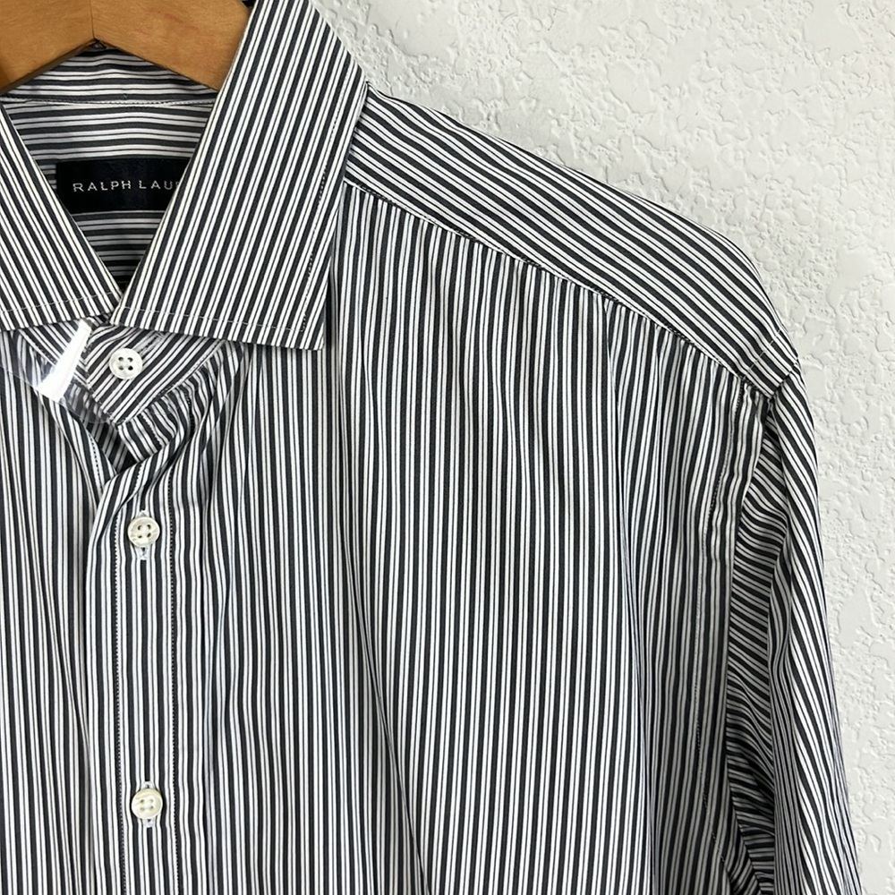 Ralph Lauren Black Label Button Down Shirt Striped